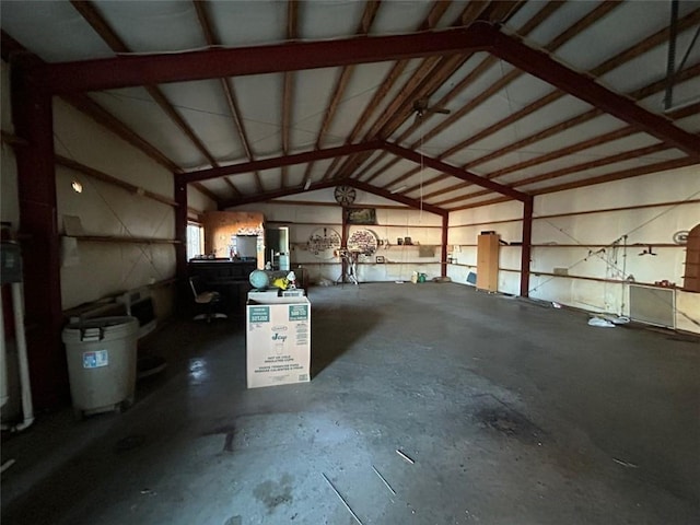 garage featuring a carport