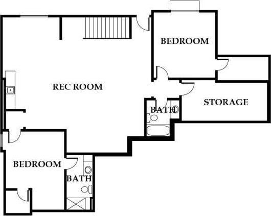 14608 Aspen Cir, Basehor, KS 66007 - view of property floor plan