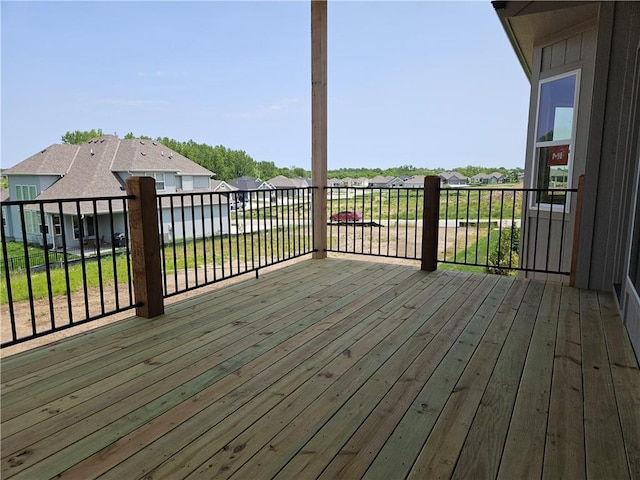 14608 Aspen Cir, Basehor, KS 66007 - wooden deck featuring a residential view