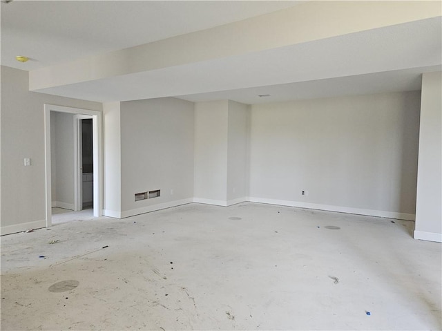 14608 Aspen Cir, Basehor, KS 66007 - unfurnished room with baseboards and unfinished concrete floors