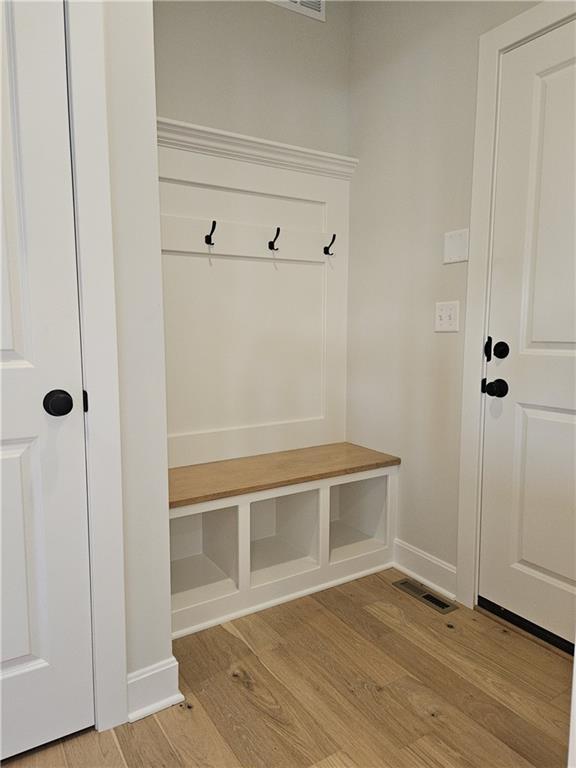 14608 Aspen Cir, Basehor, KS 66007 - mudroom with baseboards and light wood finished floors