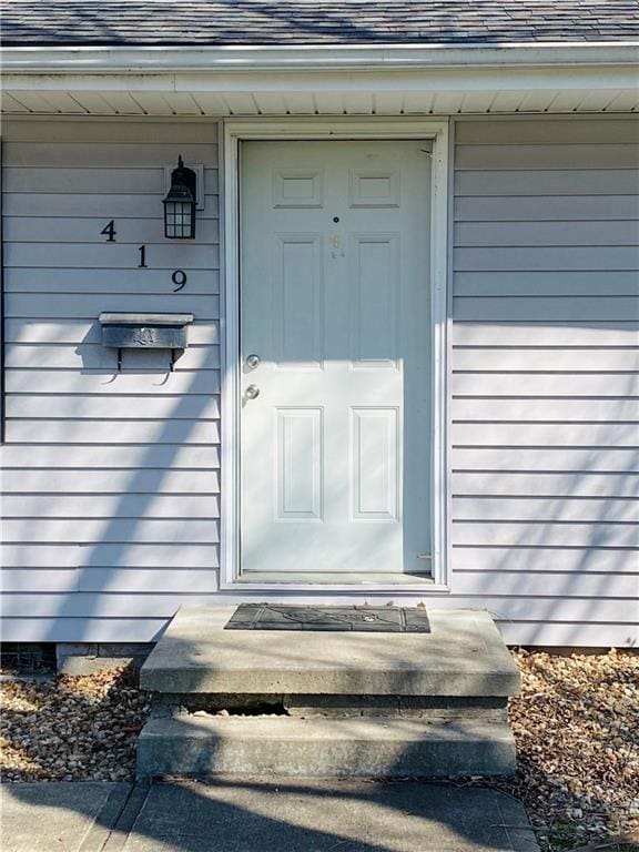 view of entrance to property