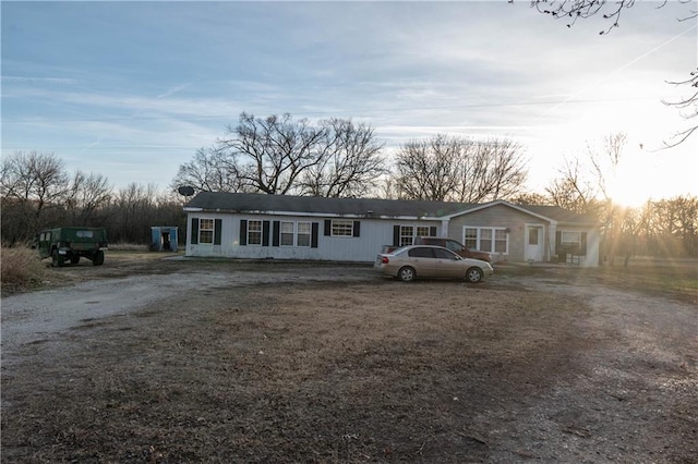 view of ranch-style house