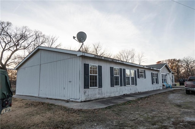 view of side of property