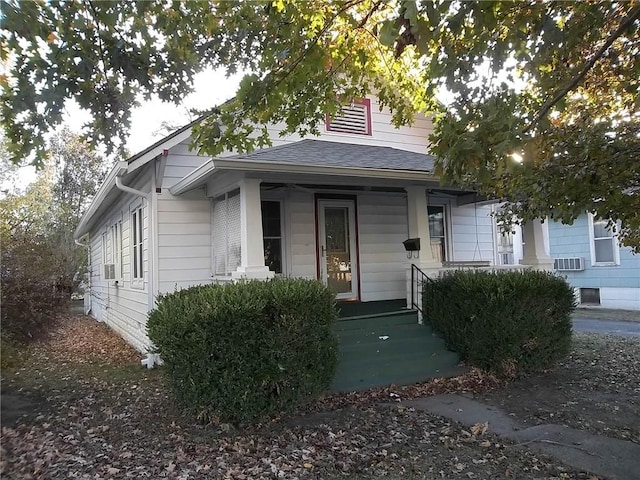 bungalow-style house featuring a porch