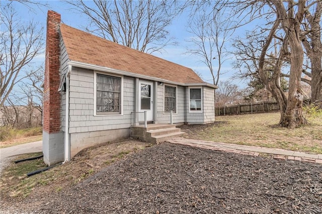 view of bungalow