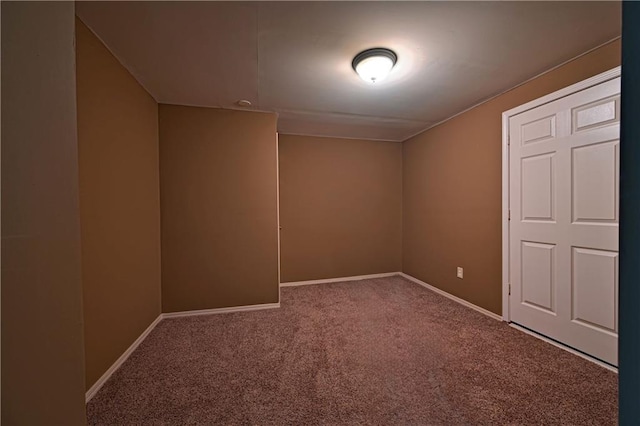 spare room with carpet