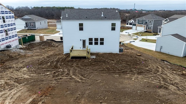 view of back of property