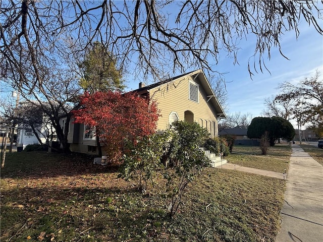 view of side of property