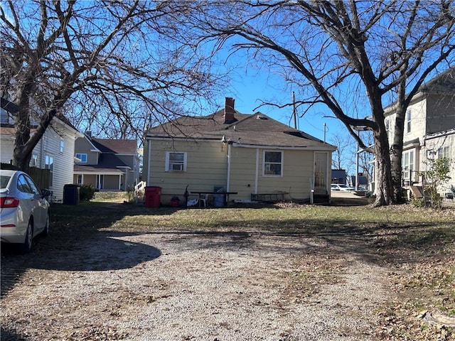 view of rear view of property