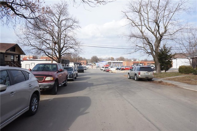 view of road