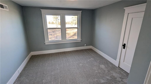 empty room with carpet floors