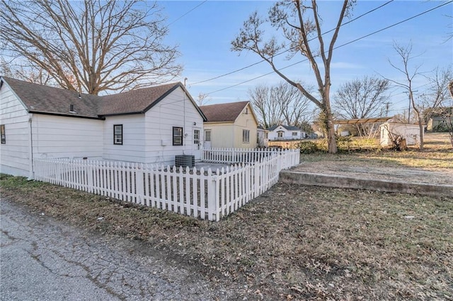 view of rear view of property