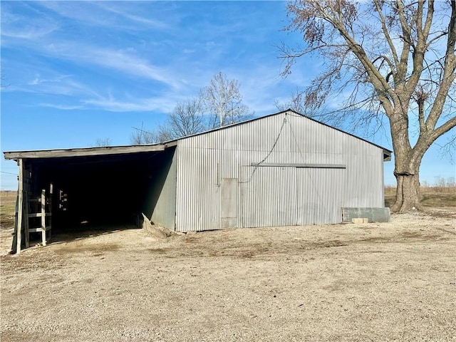 view of outdoor structure