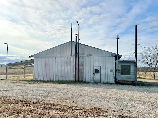 view of outbuilding