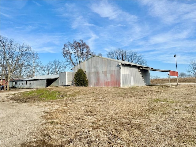 view of outdoor structure