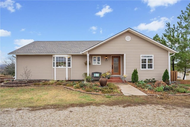 view of ranch-style house