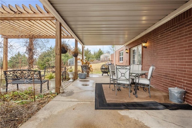 view of patio