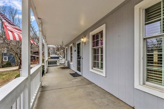 view of patio / terrace featuring a porch