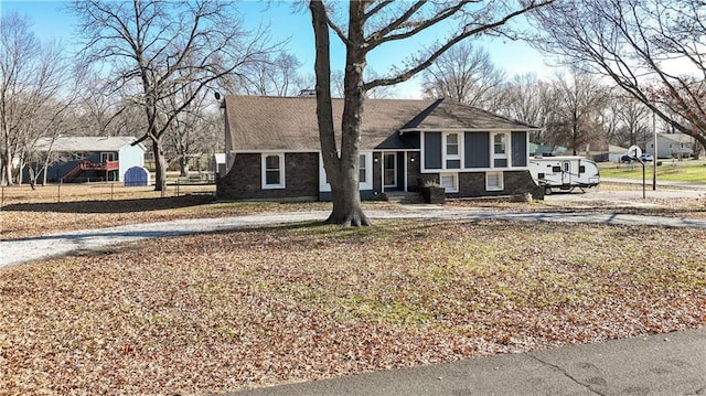 view of front of home