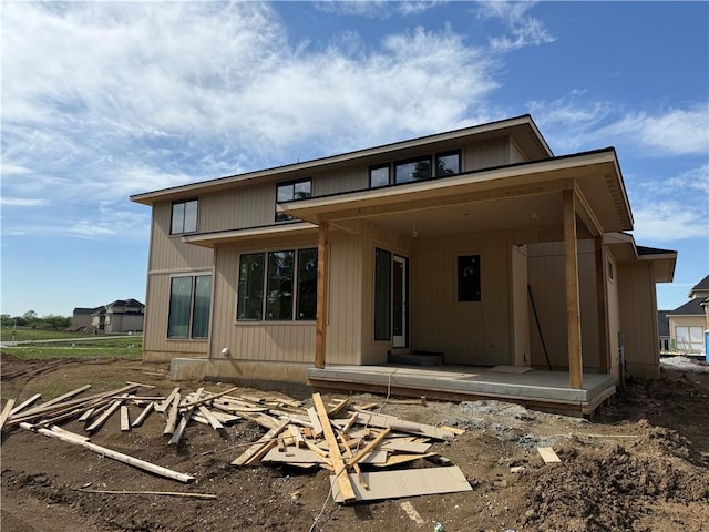 view of rear view of property
