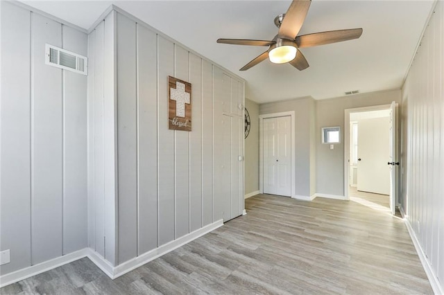 interior space featuring light hardwood / wood-style floors