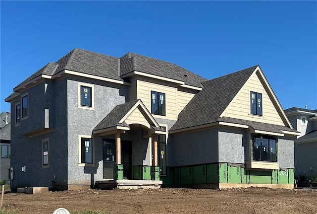 17021 King St, Overland Park, KS 66221 - view of front of house with a shingled roof