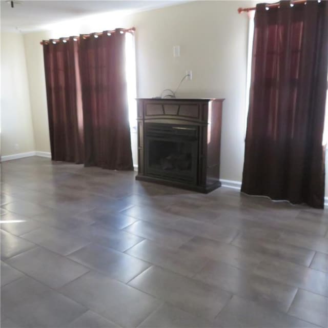 view of unfurnished living room