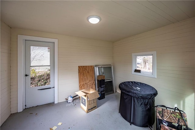 miscellaneous room featuring concrete flooring