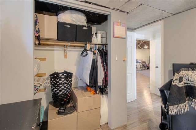 view of closet
