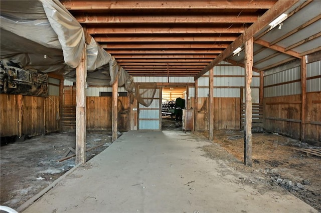 view of stable