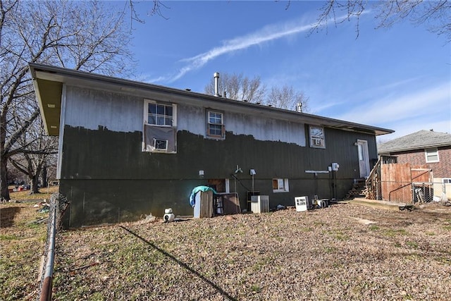 view of rear view of property