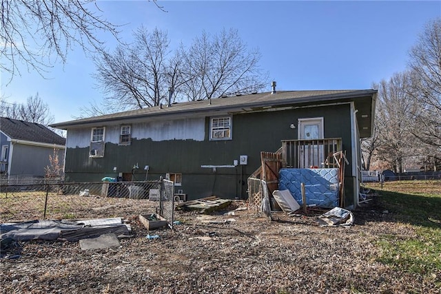 view of back of property