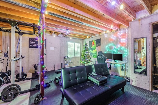 1116 SW Whispering Willow Way, Lees Summit, MO 64064 - workout area with carpet floors