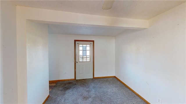 unfurnished room featuring carpet floors