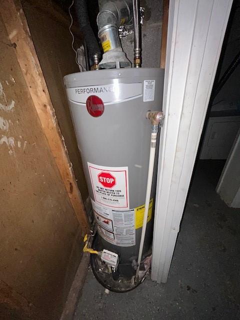 utilities featuring water heater