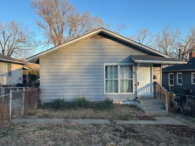 view of bungalow-style house