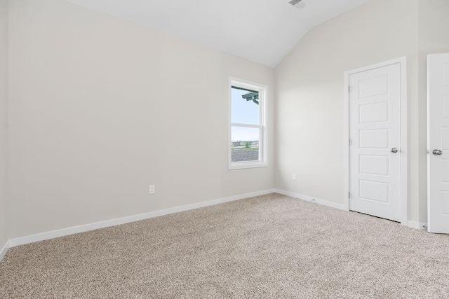 17165 W 164th Ter, Olathe, KS 66062 - unfurnished bedroom with vaulted ceiling and carpet flooring