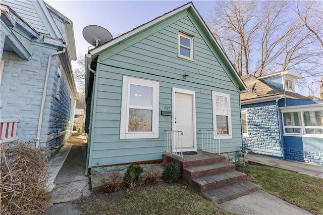 view of bungalow-style home