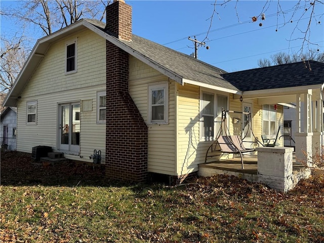 view of rear view of property