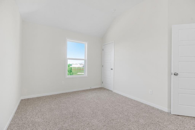 17157 W 164th Ter, Olathe, KS 66062 - spare room featuring light carpet and vaulted ceiling