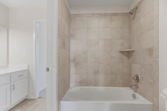 17157 W 164th Ter, Olathe, KS 66062 - full bath featuring vanity and bathtub / shower combination