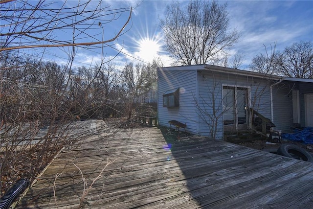 view of deck