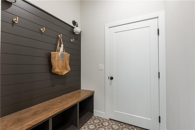 view of mudroom