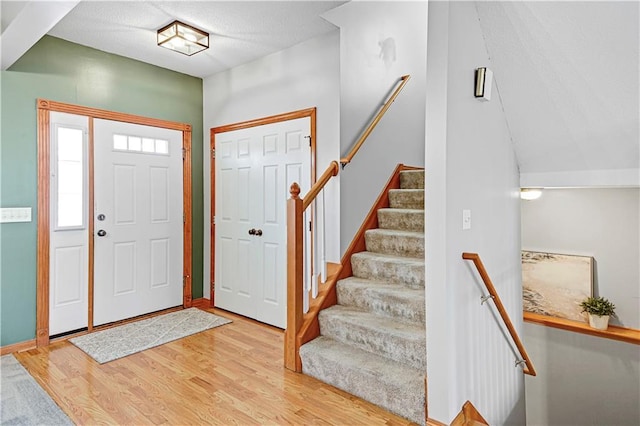 entryway featuring light hardwood / wood-style flooring