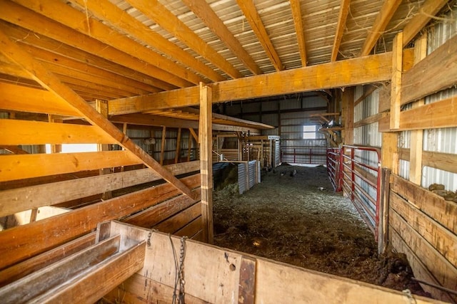 view of stable