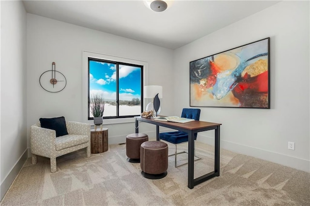 16781 S Fellows St, Olathe, KS 66062 - carpeted home office featuring baseboards