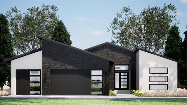 8309 NW 90th St, Kansas City, MO 64153 - view of front of property with stone siding