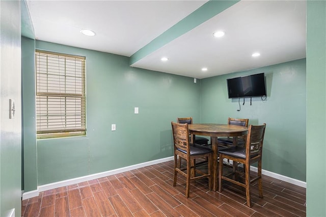 view of dining room