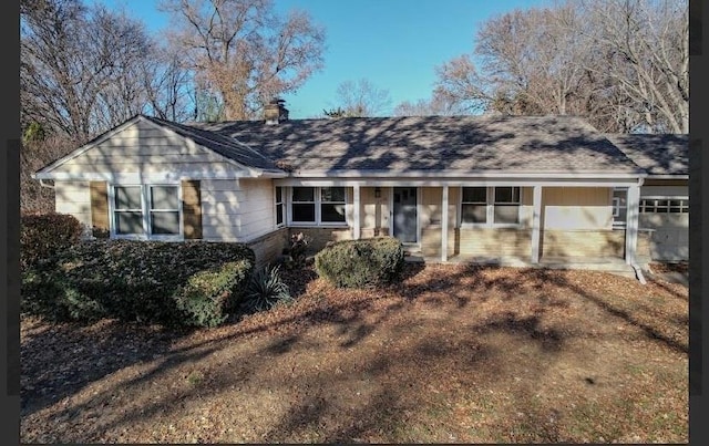 view of ranch-style house